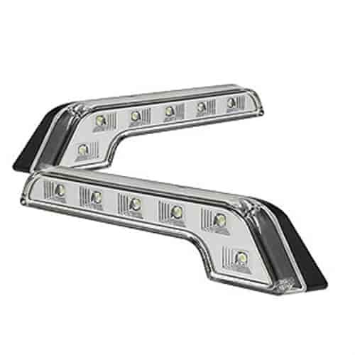 xTune Bumper Lights Universal DRL, L-Shape Mercedes Style