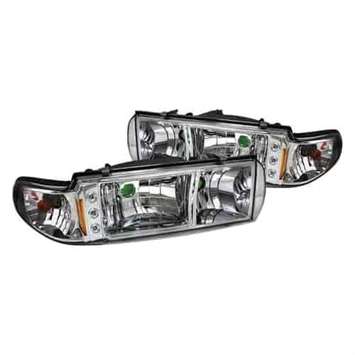 xTune LED Crystal Headlights 1991-1996 Chevy Caprice/Impala