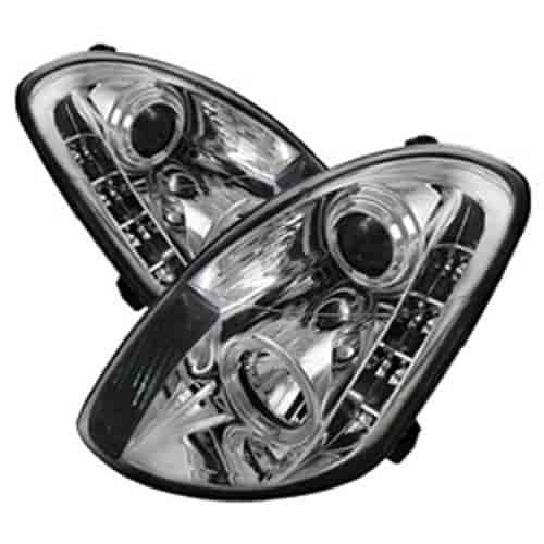 Halo DRL LED Projector Headlight Non HID Type