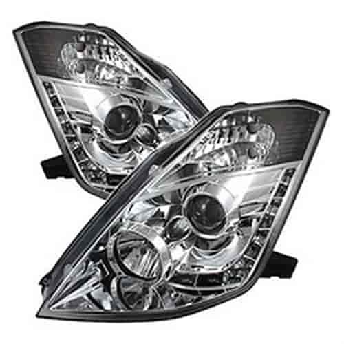 DRL LED Projector Headlights 2003-2005 for Nissan 350z