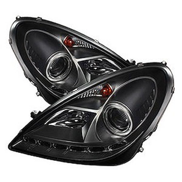 DRL LED Projector Headlights 2005-2010 Mercedes Benz SLK