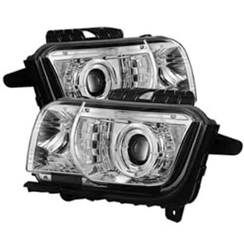 Halo LED Projector Headlights 2010-2013 Chevy Camaro