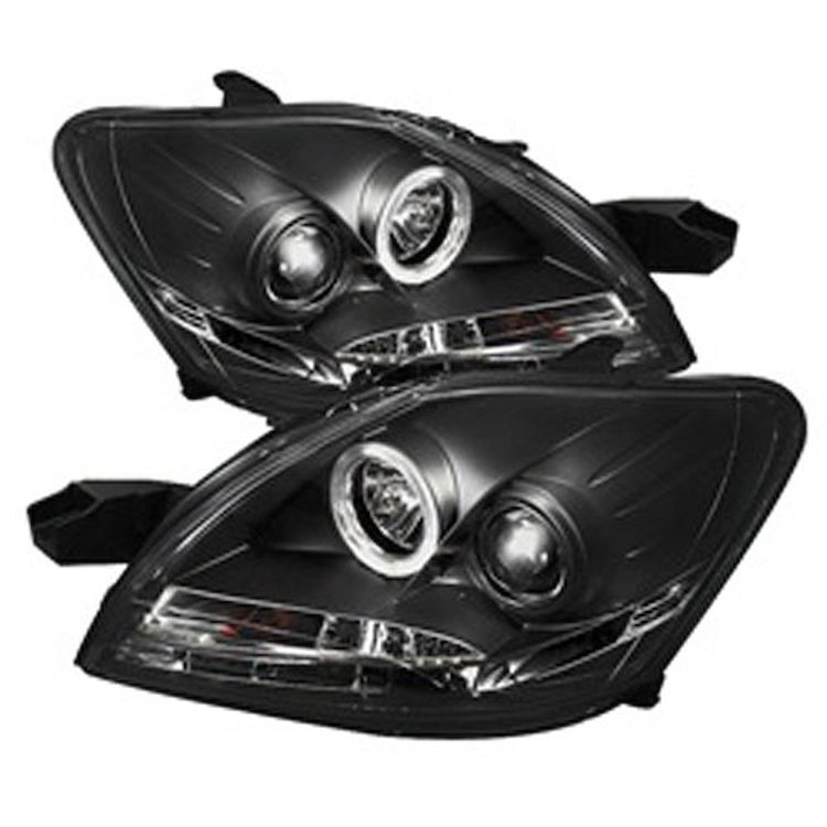 Halo DRL Projector Headlights 2007-2011 Toyota Yaris