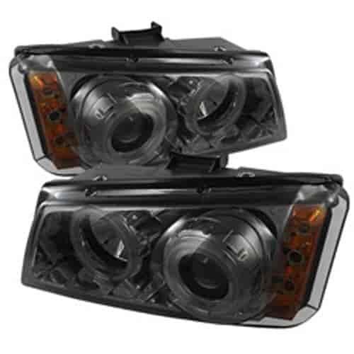 Halo CCFL Projector Headlights 2003-2007 Chevy Silverado