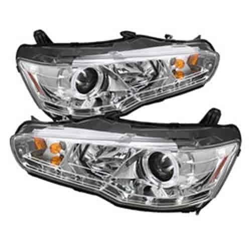 DRL LED Projector Headlights Bulbs Included
