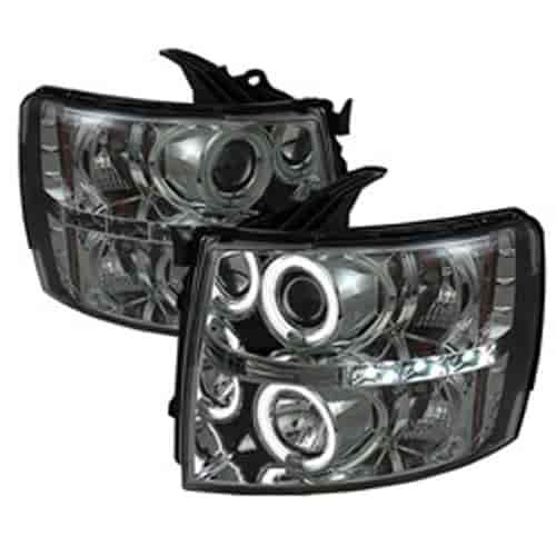 Halo CCFL Projector Headlights 2007-2013 Chevy Silverado