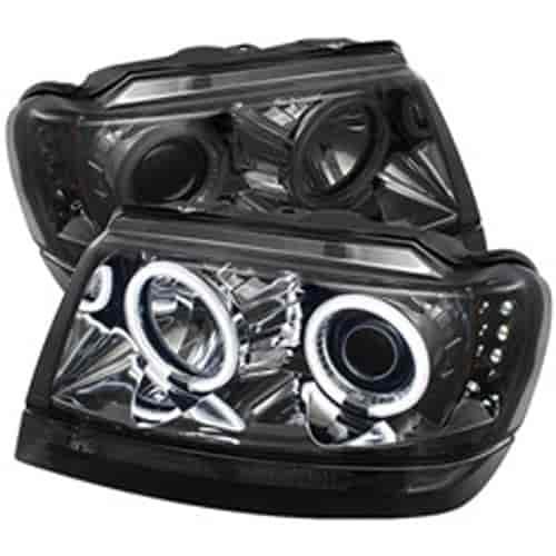 Halo CCFL Projector Headlights 1999-2004 Jeep Grand Cherokee