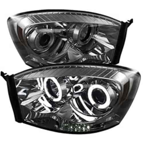 Halo CCFL Projector Headlights 2006-2008 Dodge Ram