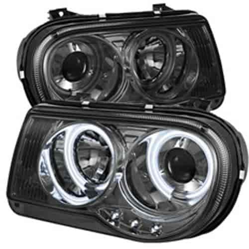 Halo CCFL Projector Headlights 2005-2010 Chrysler 300C