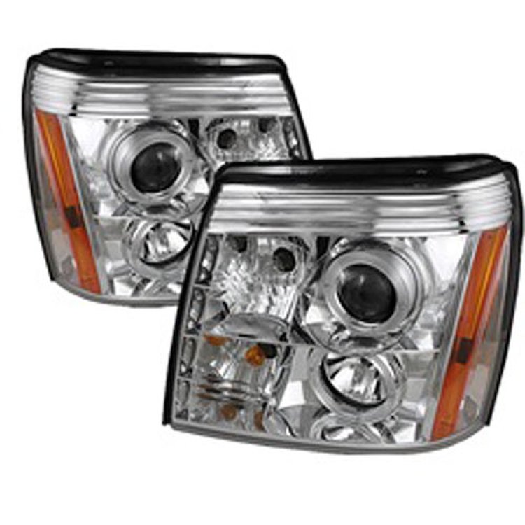 Halo DRL Projector Headlights 2003-2006 Cadillac Escalade
