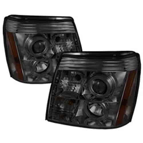 Halo DRL Projector Headlights 2003-2006 Cadillac Escalade