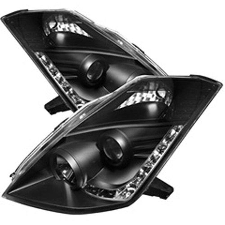 Halo DRL Projector Headlights 2006-2008 Nissan 350z