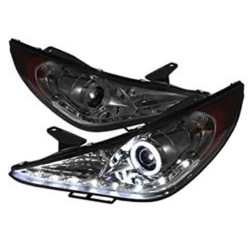 Halo DRL Projector Headlights 2011-2013 Hyundai Sonata