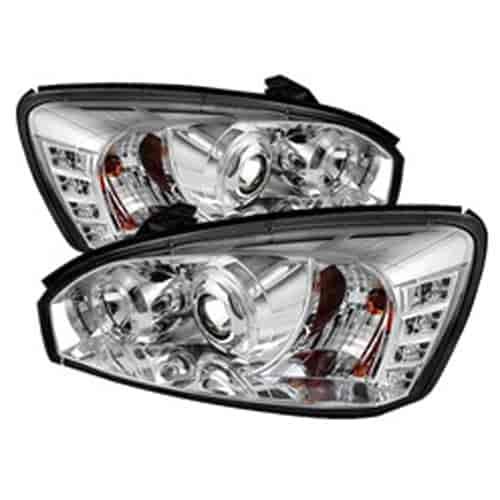 Halo LED Projector Headlights 2004-2007 Chevy Malibu