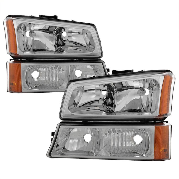 xTune Crystal Headlights 2003-2007 Chevy Silverado