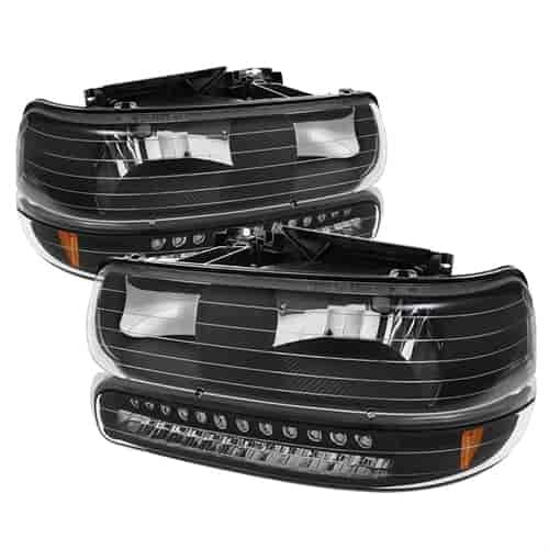 xTune Crystal Headlights 1999-2006 Chevy Trucks