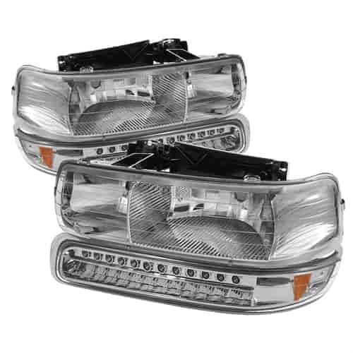 xTune Crystal Headlights 1999-2006 Chevy Trucks