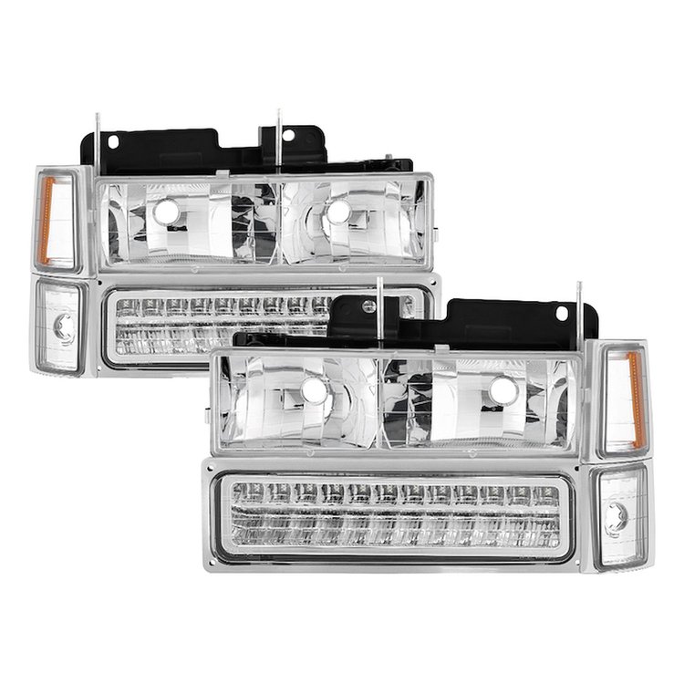 xTune Crystal Headlights 1994-1999 Chevy Trucks