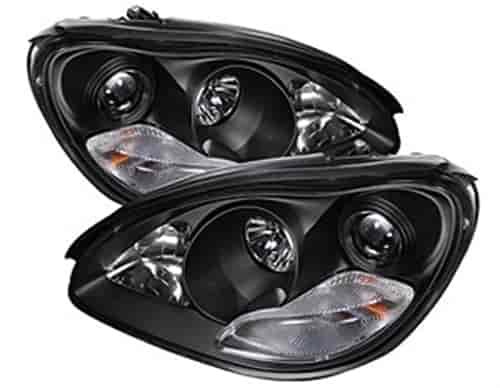 Halo LED Projector Headlights 2000-2006 Mercedes Benz S-Class