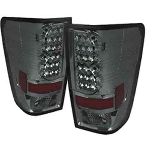 LED Tail Lights Uses Stock Bulbs Pair Red/Smoke