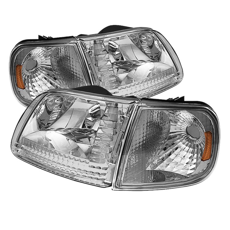 xTune Crystal Headlights 1997-2003 Ford F150