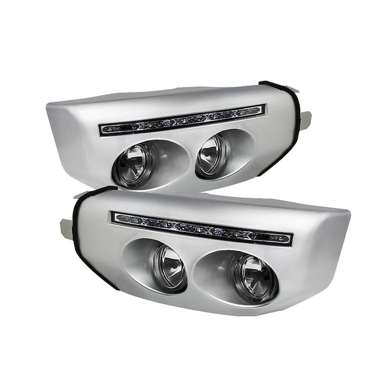 OEM Fog Lights & LED Running Lights w/Switch 2007-2014 Toyota FJ Cruiser
