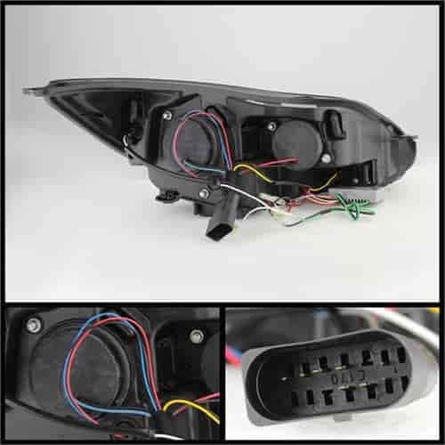 DRL Projector Headlights 2012-2014 Ford Focus