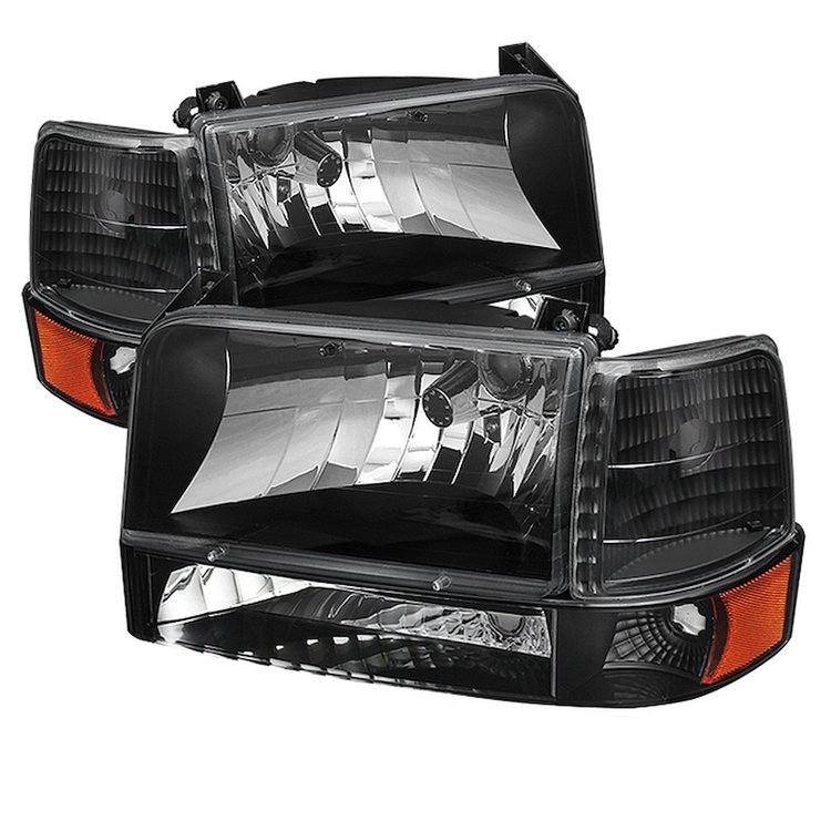 xTune Crystal Headlights 1992-1996 Ford F150/Bronco