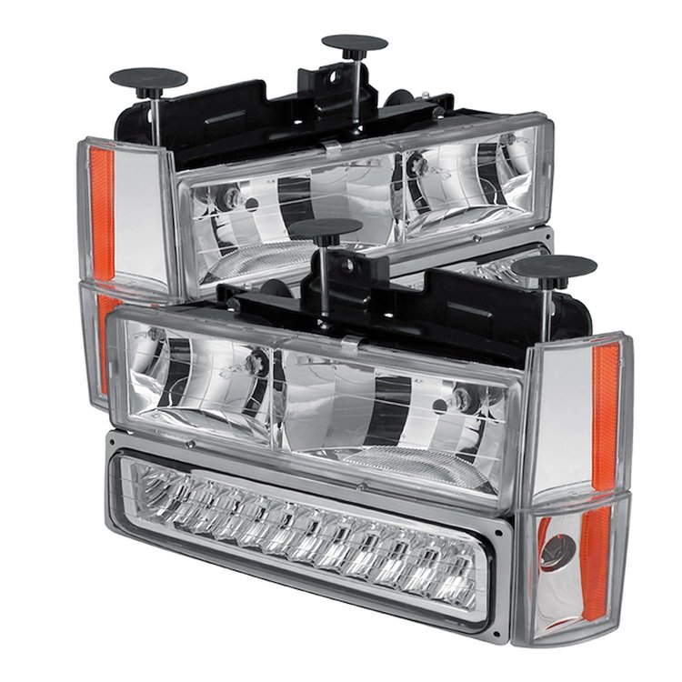 xTune Crystal Headlights 1988-1993 GM Trucks