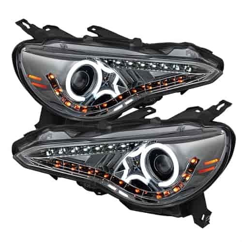 Halo CCFL DRL Projector Headlights 2012-2014 Scion FRS