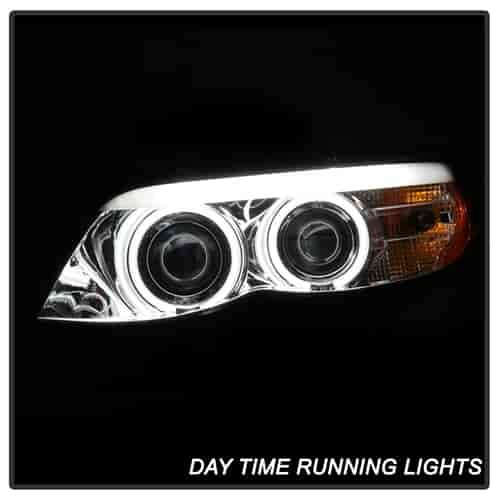 Halo CCFL DRL Projector Headlights 2004-2006 BMW X5 E53