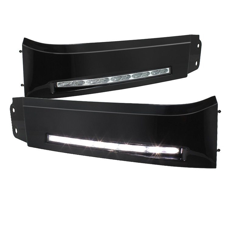 OEM Fog Lights & XSP-X LED Running Lights wo/Switch 2007-2013 Toyota Tundra