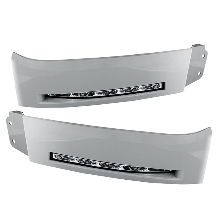 OEM Fog Lights & XSP-X LED Running Lights wo/Switch 2007-2013 Toyota Tundra