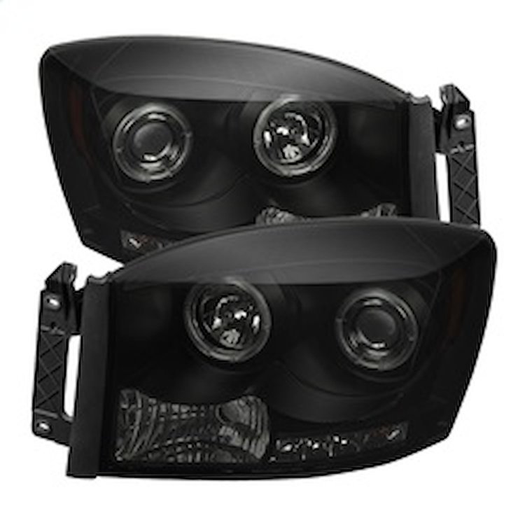 Halo LED Projector Headlights 2006-2008 Dodge Ram