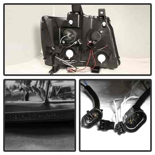 Halo CCFL Projector Headlights 2007-2014 Chevy Suburban