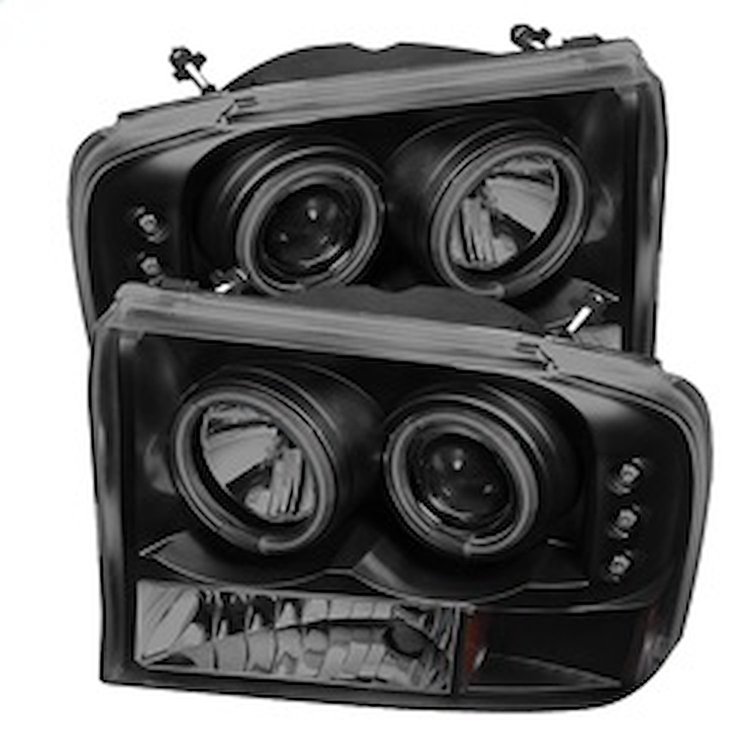 Halo CCFL Projector Headlights 1999-2004 Ford F250 Super Duty