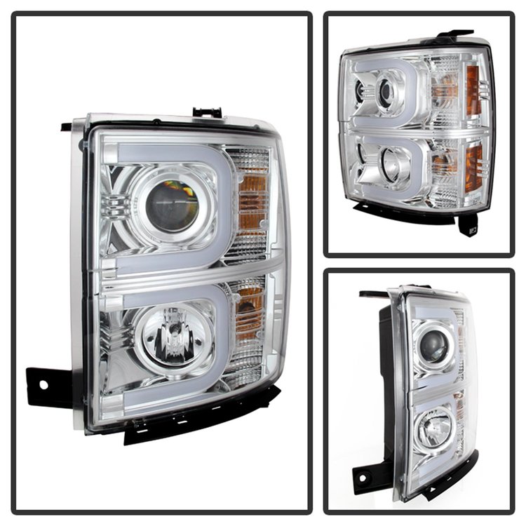 DRL Projector Headlights 2014-2015 Chevy Silverado