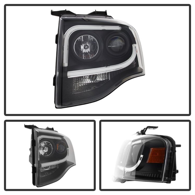 DRL Projector Headlights 2007-2013 Ford Expedition