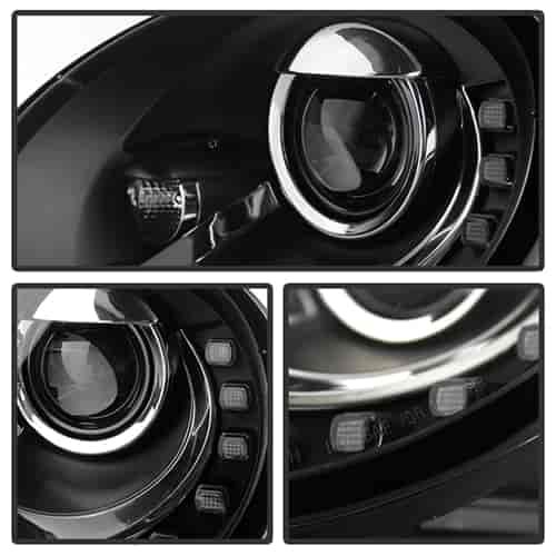 DRL Projector Headlights 1998-2005 Volkswagen Beetle