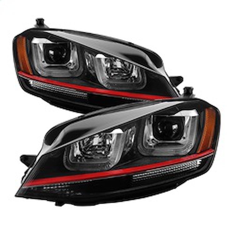 DRL Projector Headlights 2014-2016 Volkswagen Golf VII