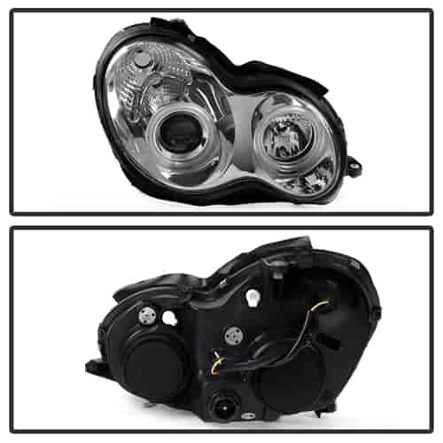 Halo CCFL Projector Headlights 2001-2005 Mercedes Benz C-Class