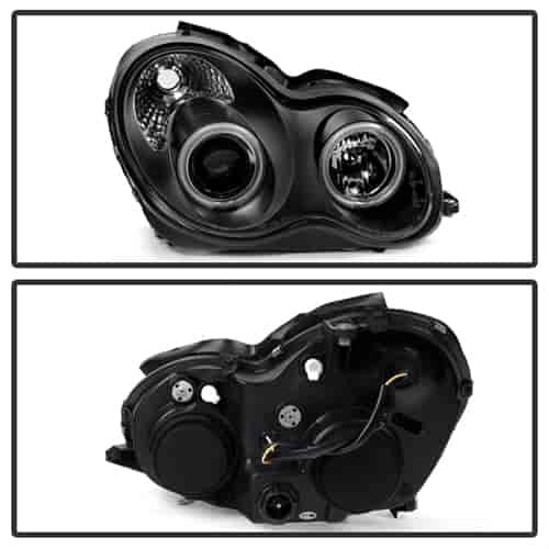 Halo CCFL Projector Headlights 2001-2005 Mercedes Benz C-Class