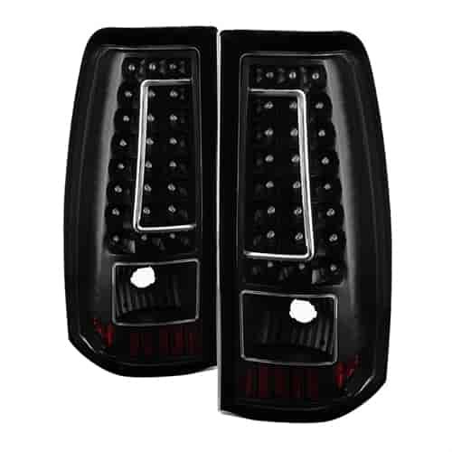 xTune C-Shape LED Tail Lights 2003-2006 Chevy Silverado 1500/2500/3500