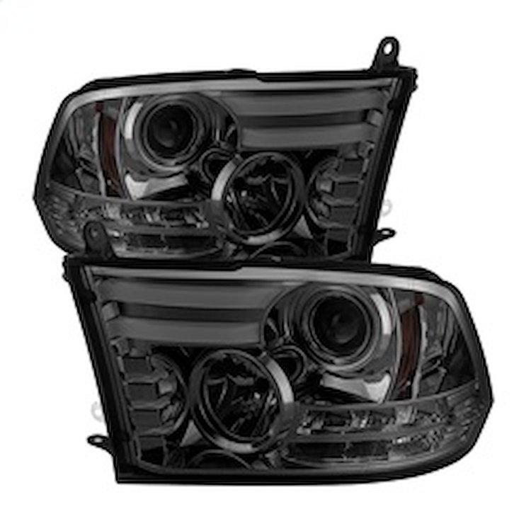 Light Bar DRL Projector Headlights 2013-2016 Dodge Ram 1500/2500/3500