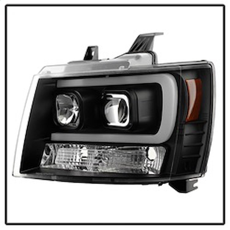 Light Bar DRL Projector Headlights 2007-2014 Chevy Tahoe/Avalanche/Suburban