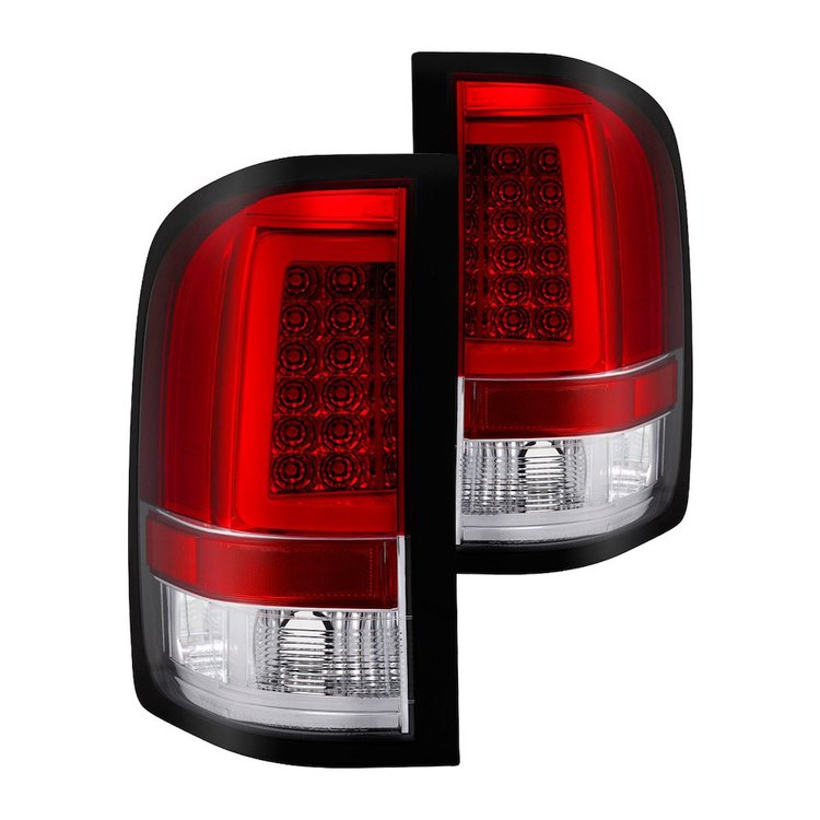 Light Bar LED Tail Lights 2007-2013 Chevy Silverado