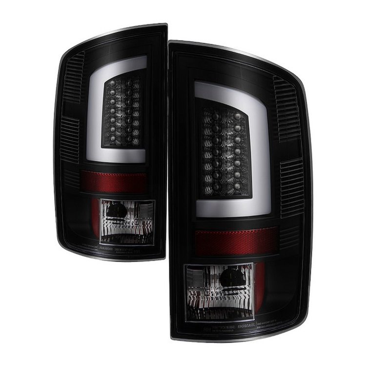Light Bar LED Tail Lights 2007-2009 Dodge Ram