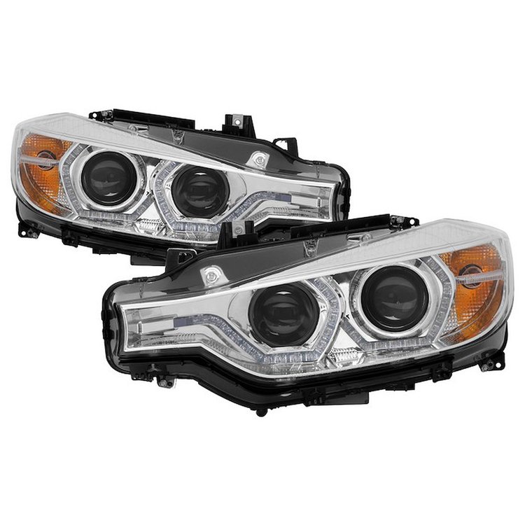 DRL LED Projector Headlights 2012-2014 BMW F30 3 Series
