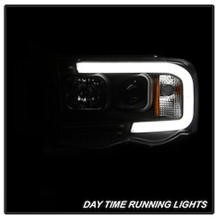 DODGE RAM HEADLIGHTS BLK