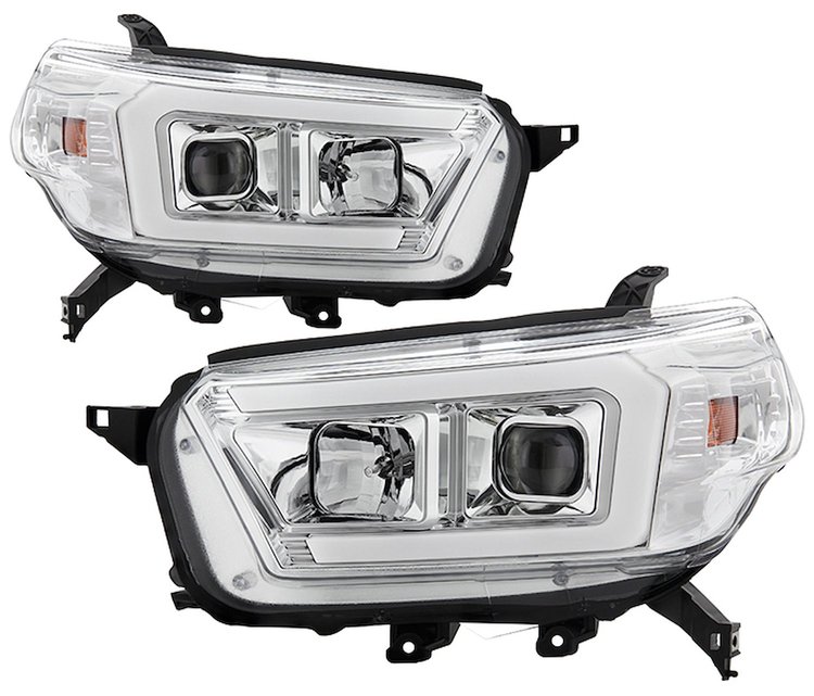 Signature Series Halogen Projector Headlights 2010-2013 Toyota 4Runner, Chrome